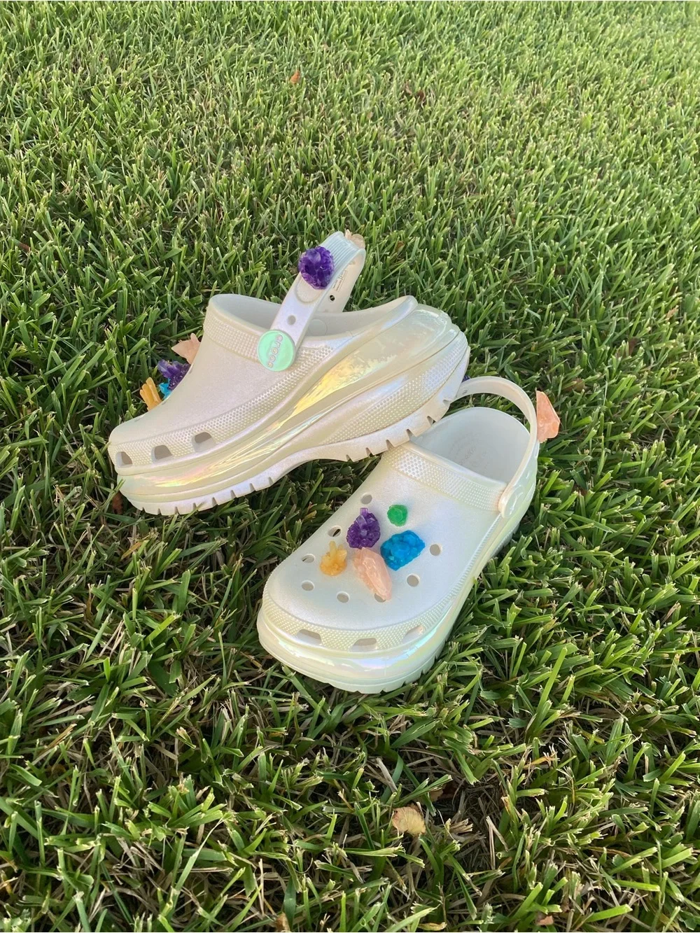 Crocs Classic Mega Crush Clog Lil Nas X Iridescent M10 W12